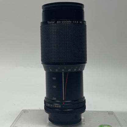 Vivitar 80-200mm f/4.5 For Canon FD Mount
