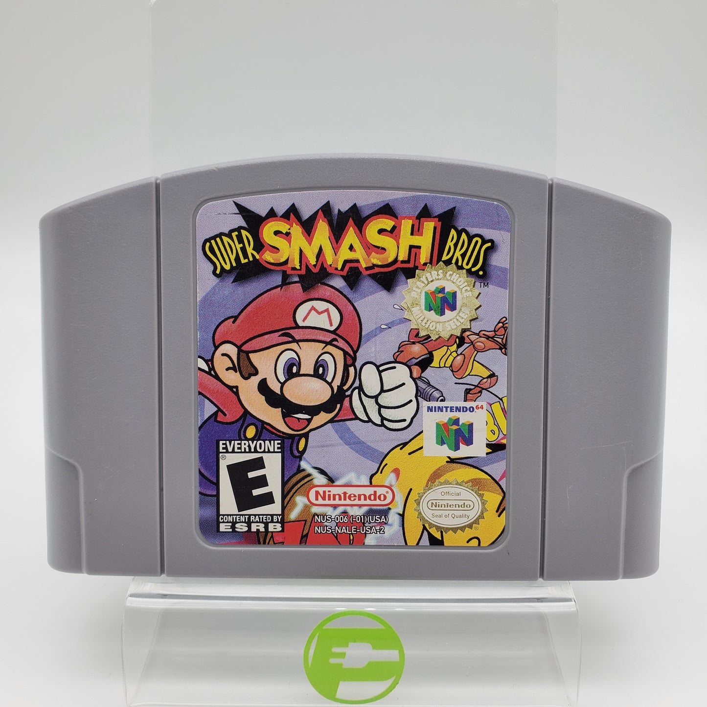 Super Smash Bros. [Player's Choice] (Nintendo 64 N64, 2000) Cartridge Only