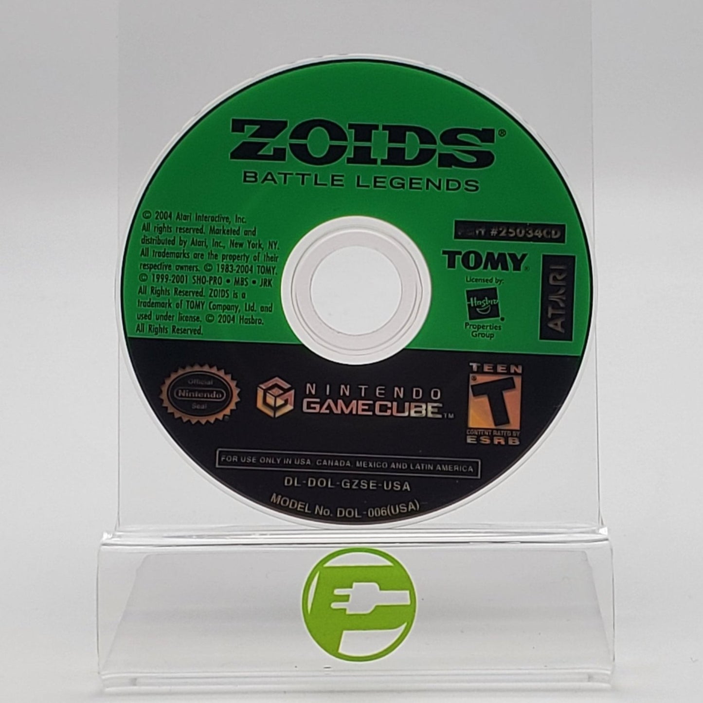 Zoids Battle Legends (Nintendo GameCube, 2004) Disc Only