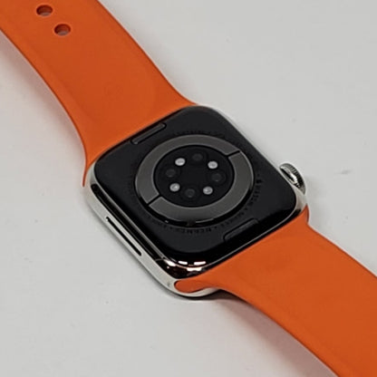 Unlocked Apple Watch Hermes Series 9 41MM Stainless Steel SPORTS BAND ONLY