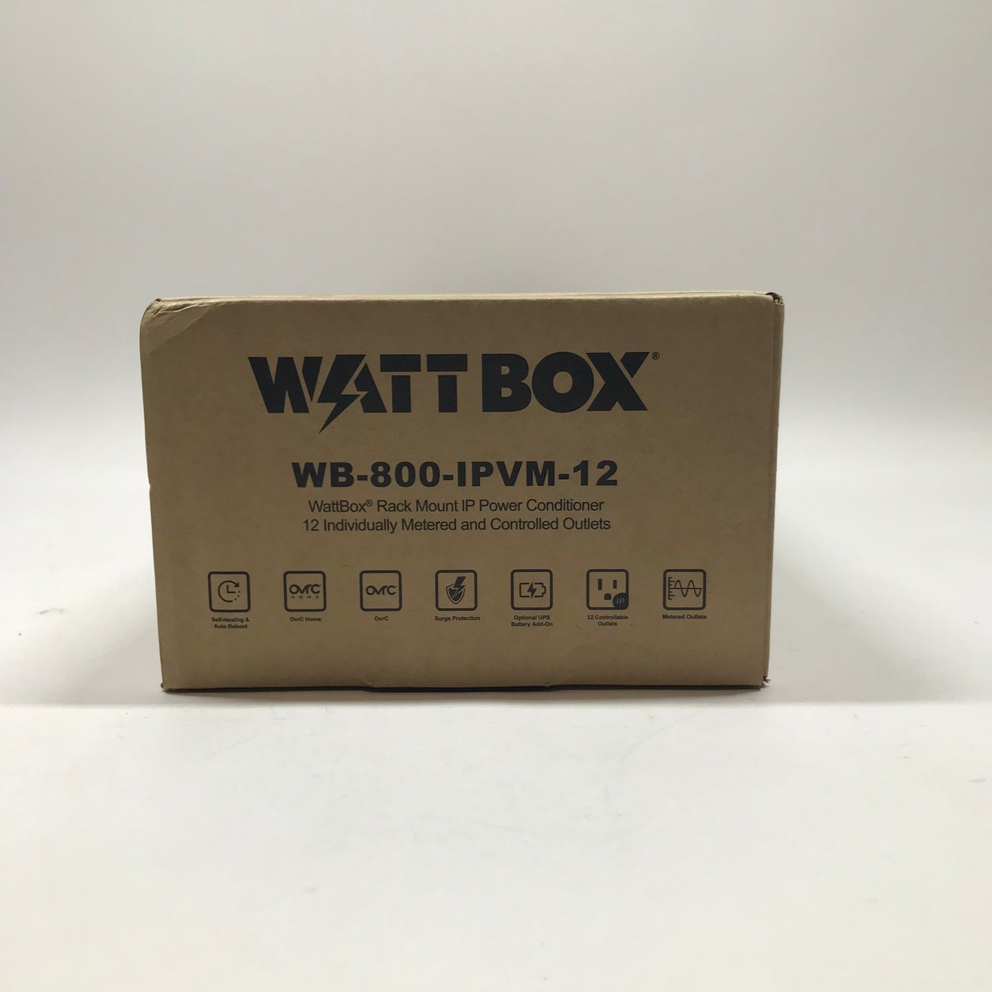 New Wattbox Rack Mount IP Power Conditioner Black WB-800-IPVM-12