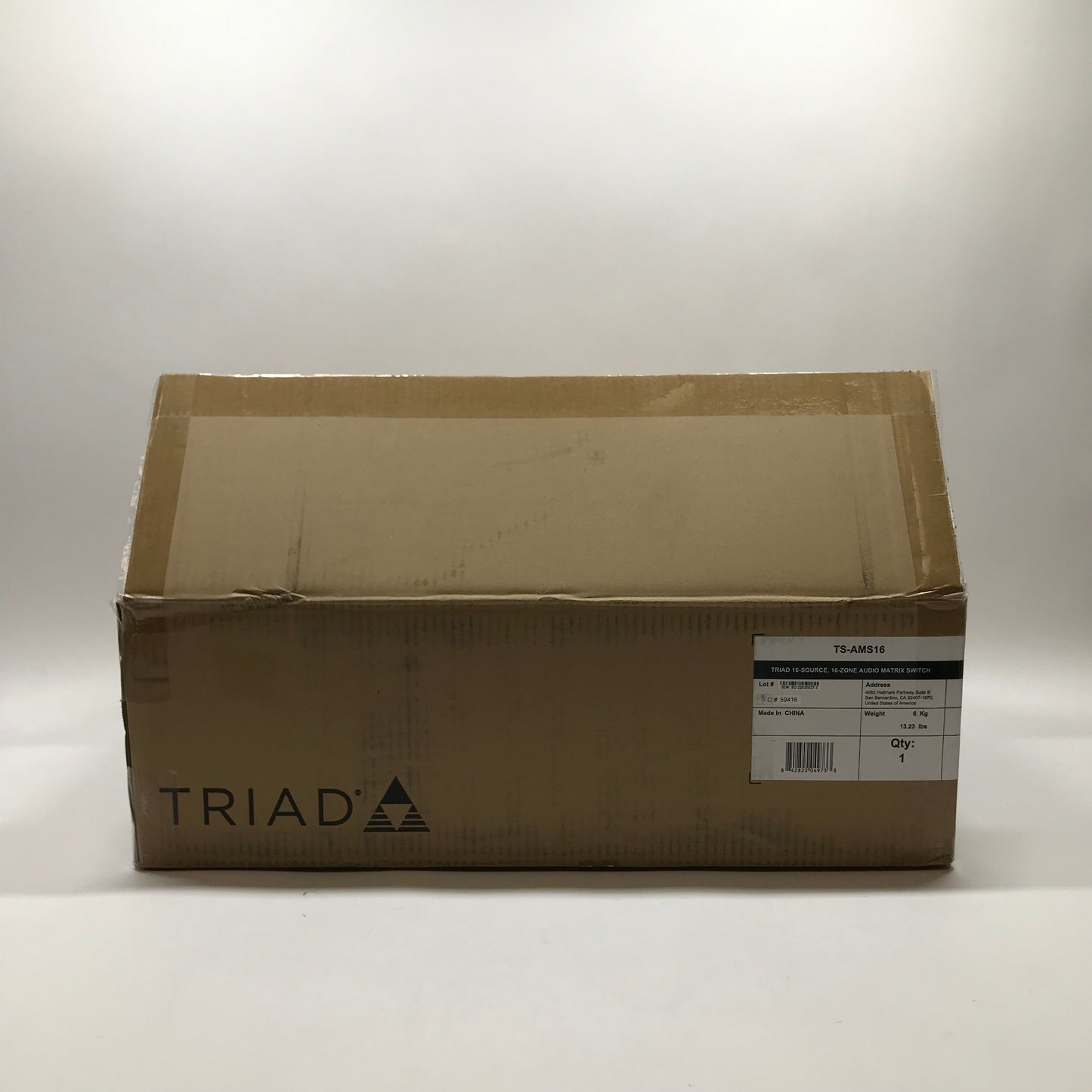 New Open Box Triad 16-Source, 16-Zone Audio Matrix Switch TS-AMS16