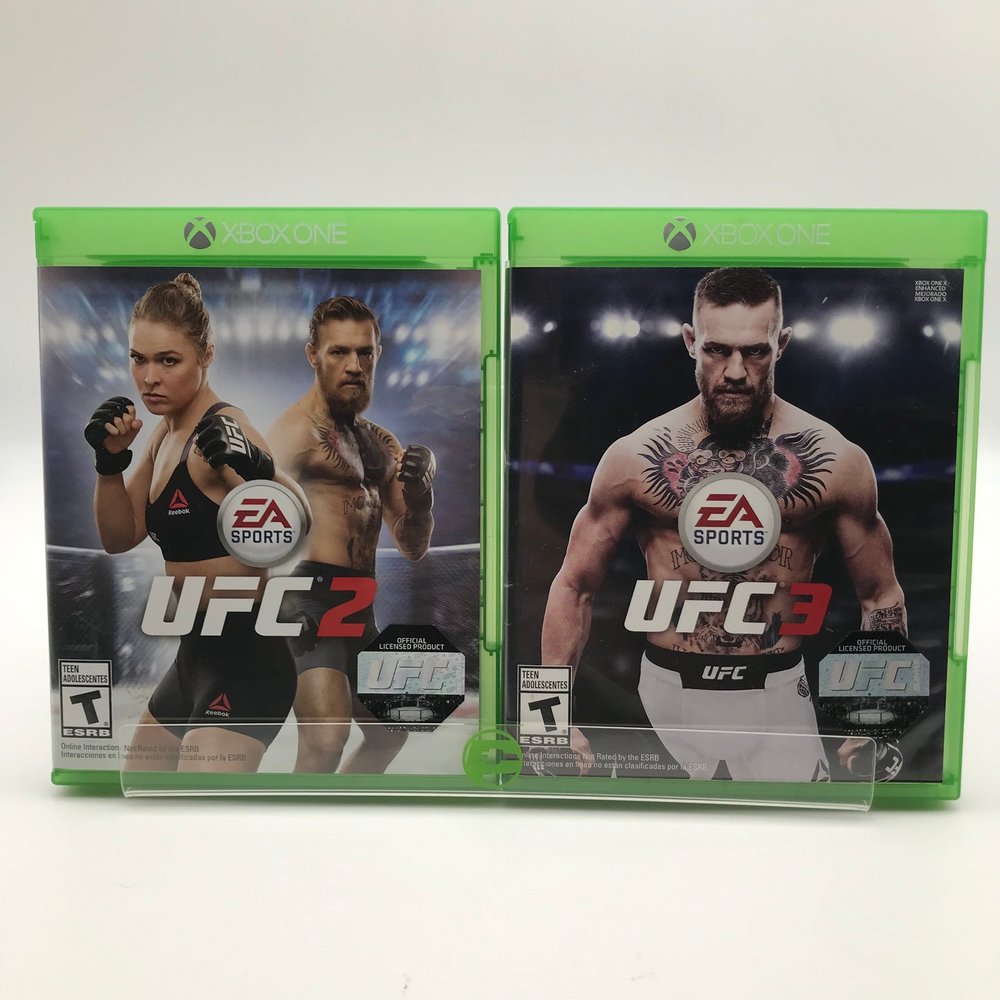 Lot of 2 Microsoft Xbox One Games, UFC 2 & UFC 3