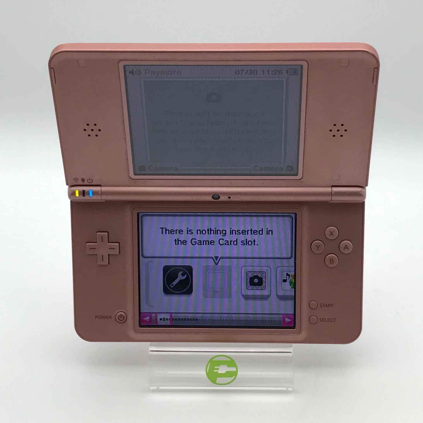 Nintendo DSi XL Handheld Game Console Only UTL-001 Metallic Rose READ