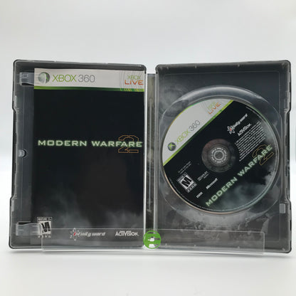 Call of Duty Modern Warfare 2 (Microsoft Xbox 360, 2009) Steel Book Edition