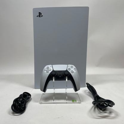 Sony PlayStation 5 Disc Edition PS5 825GB White Console Gaming System CFI-1215A