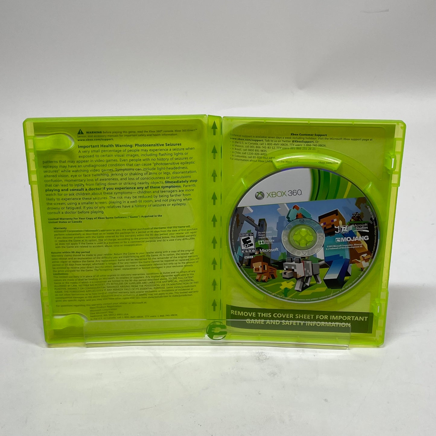 Minecraft (Microsoft Xbox 360, 2013)