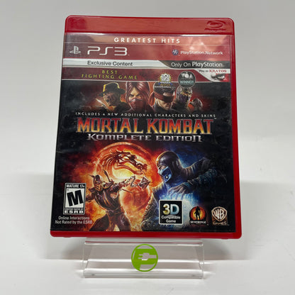 Mortal Kombat Komplete Edition (Sony PlayStation 3 PS3, 2012)