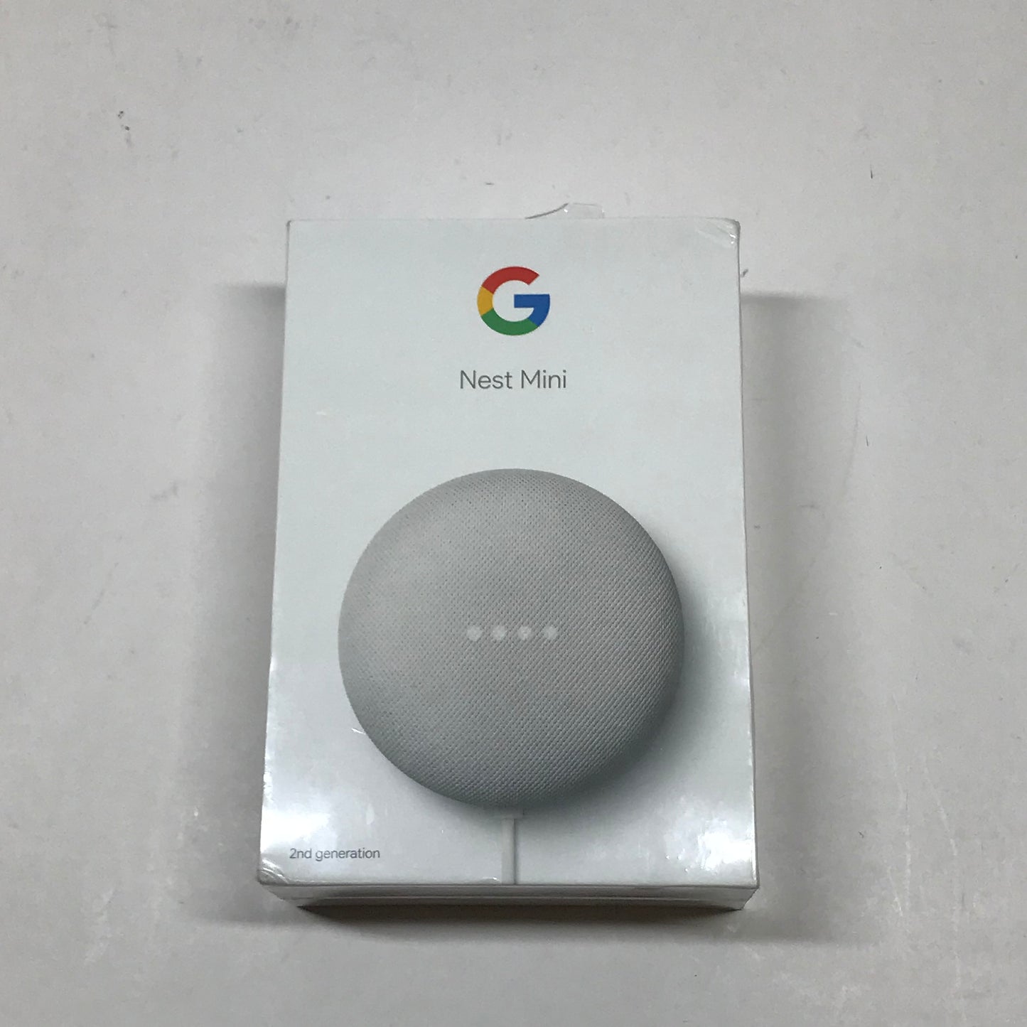 New Google Nest Mini 2nd Gen Smart Speaker Chalk GA00638-US