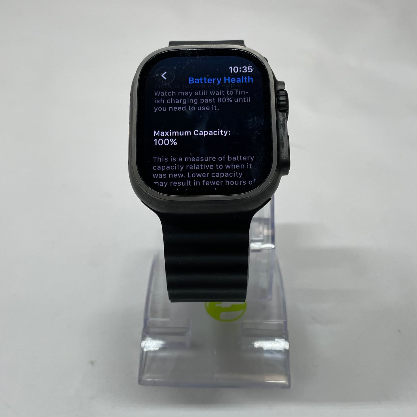 Unlocked Apple Watch Ultra 2 49MM Black Titanium Black Alpine Loop   MX4P3LW/A