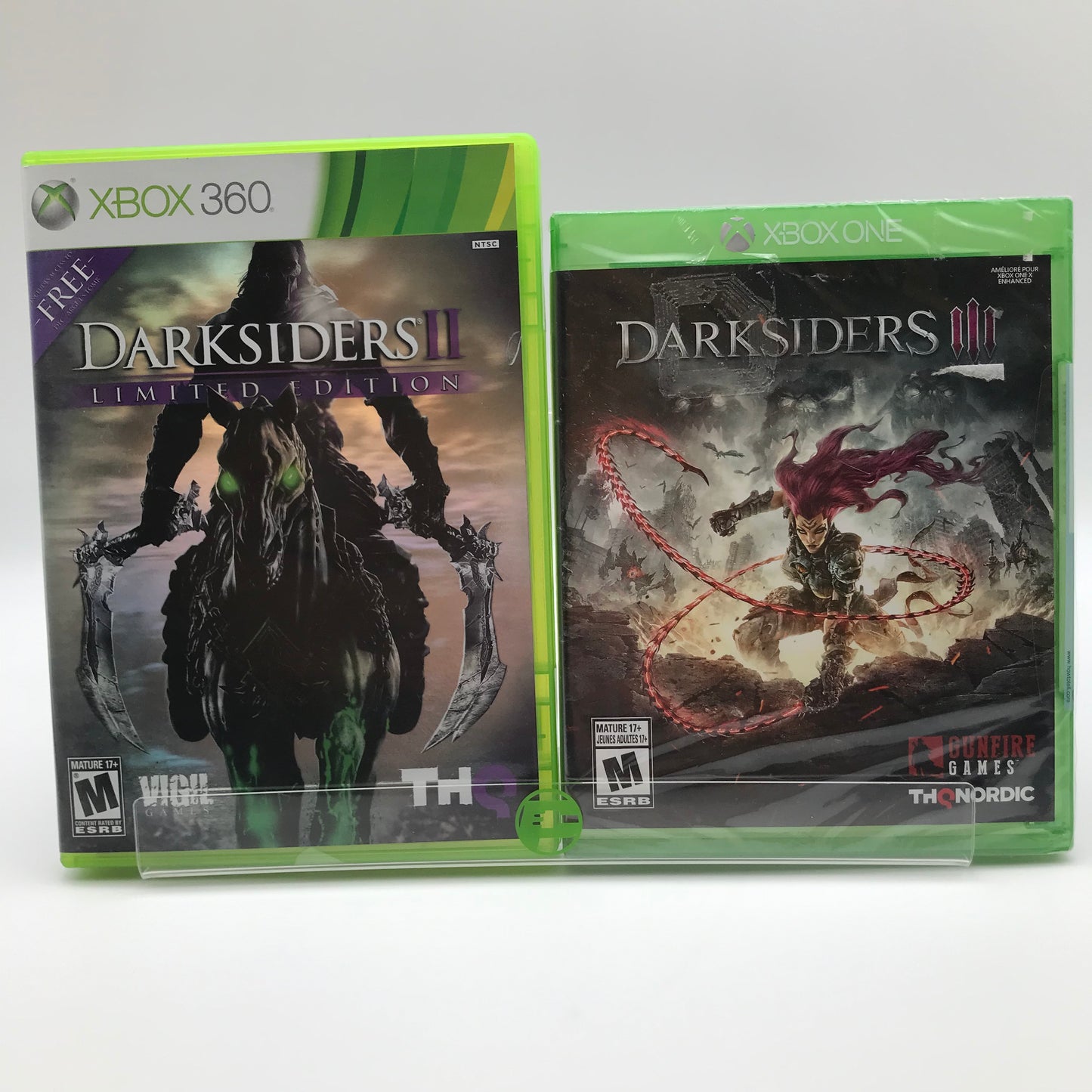 Lot of 2 Microsoft Xbox One, Xbox 360 Games Darksiders Bundle