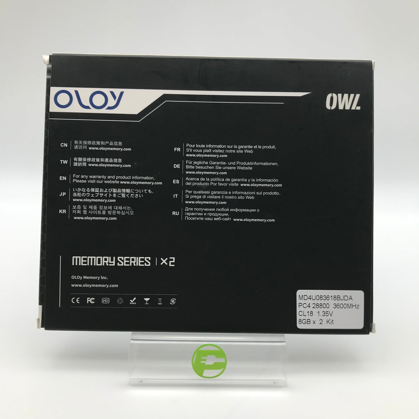 OLOy Owl 16GB (2x8GB) DDR4 3600MHz CL18 Gaming RAM