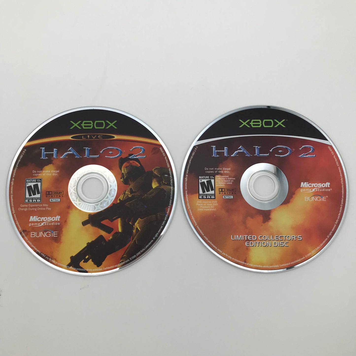 Lot of 6 Microsoft Original Xbox, Xbox 360, Xbox One Games Halo Bundle