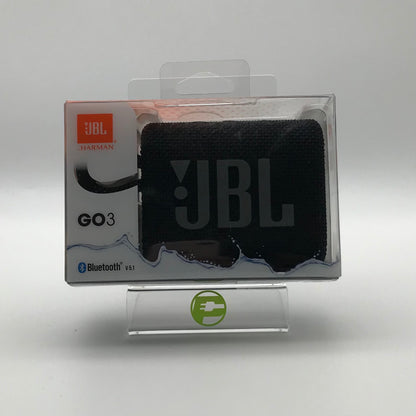 New JBL Go 3 Portable Waterproof Wireless Bluetooth Speaker Black JBLGO3BLKAM