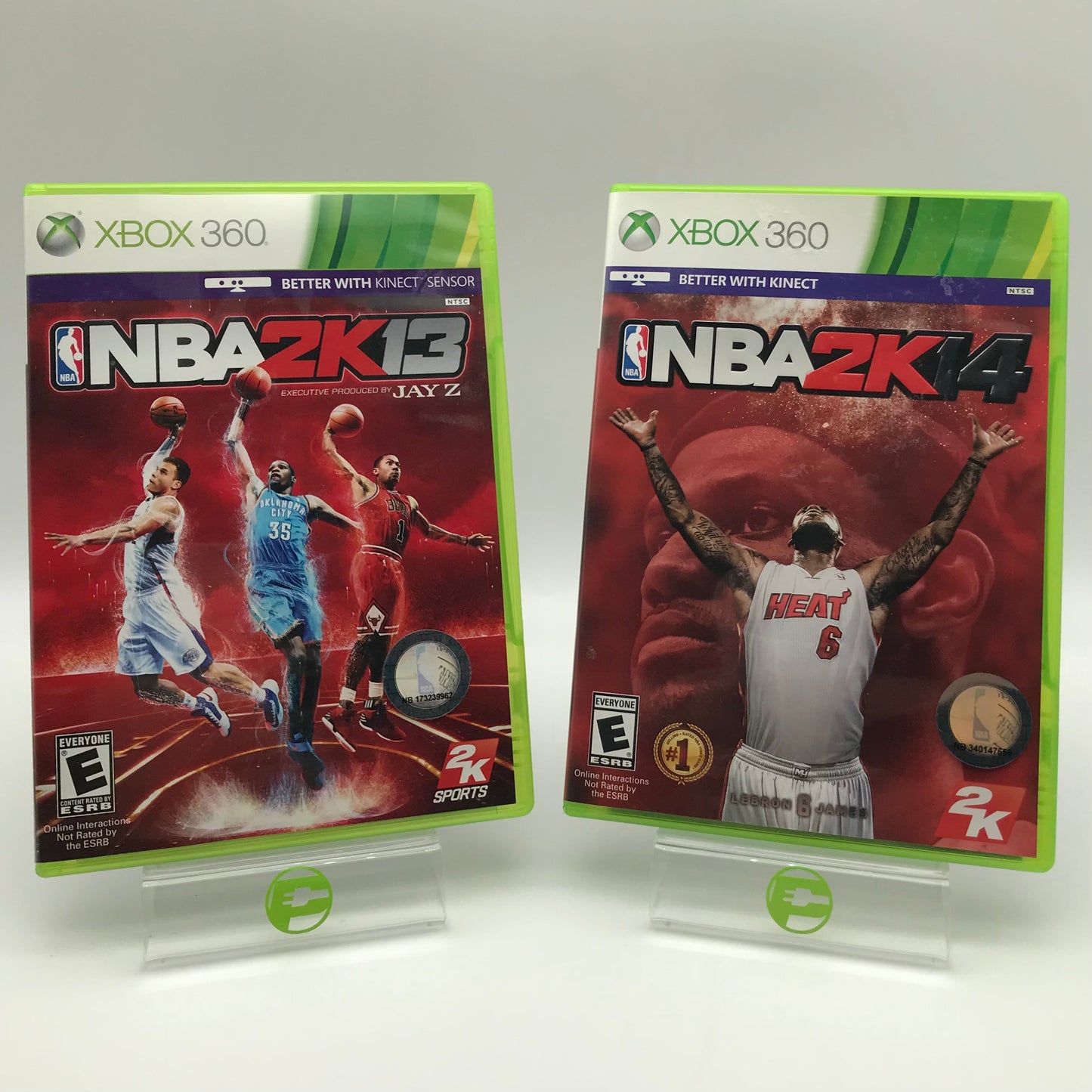 NBA 2K13 and NBA 2K14 (Microsoft Xbox 360, 2012, 2013) Lot of 2 Games