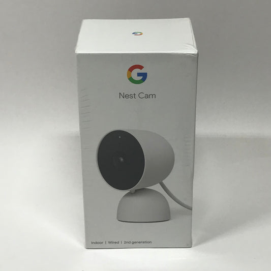 New Google Nest Cam 2nd Gen Indoor Wired Camera Snow GJQ9T