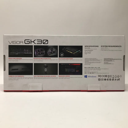 MSI Vigor Wired Gaming Keyboard GK30