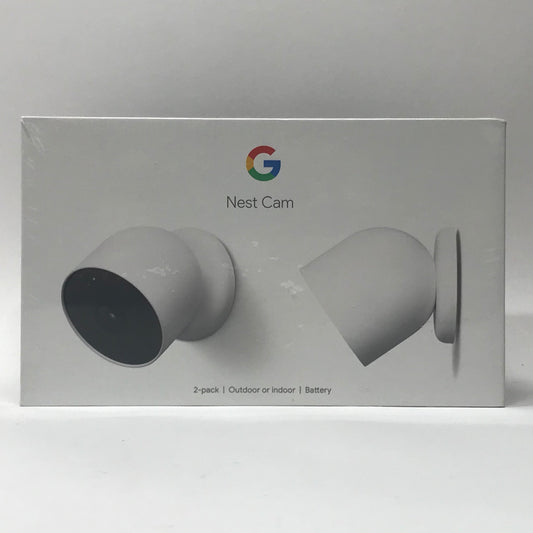 New Google Nest Cam 2-Pack Security Camera Snow Damaged Box G3AL9