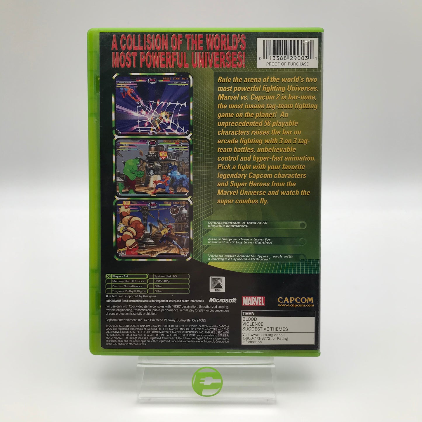 Marvel vs Capcom 2 (Microsoft Xbox, 2003)