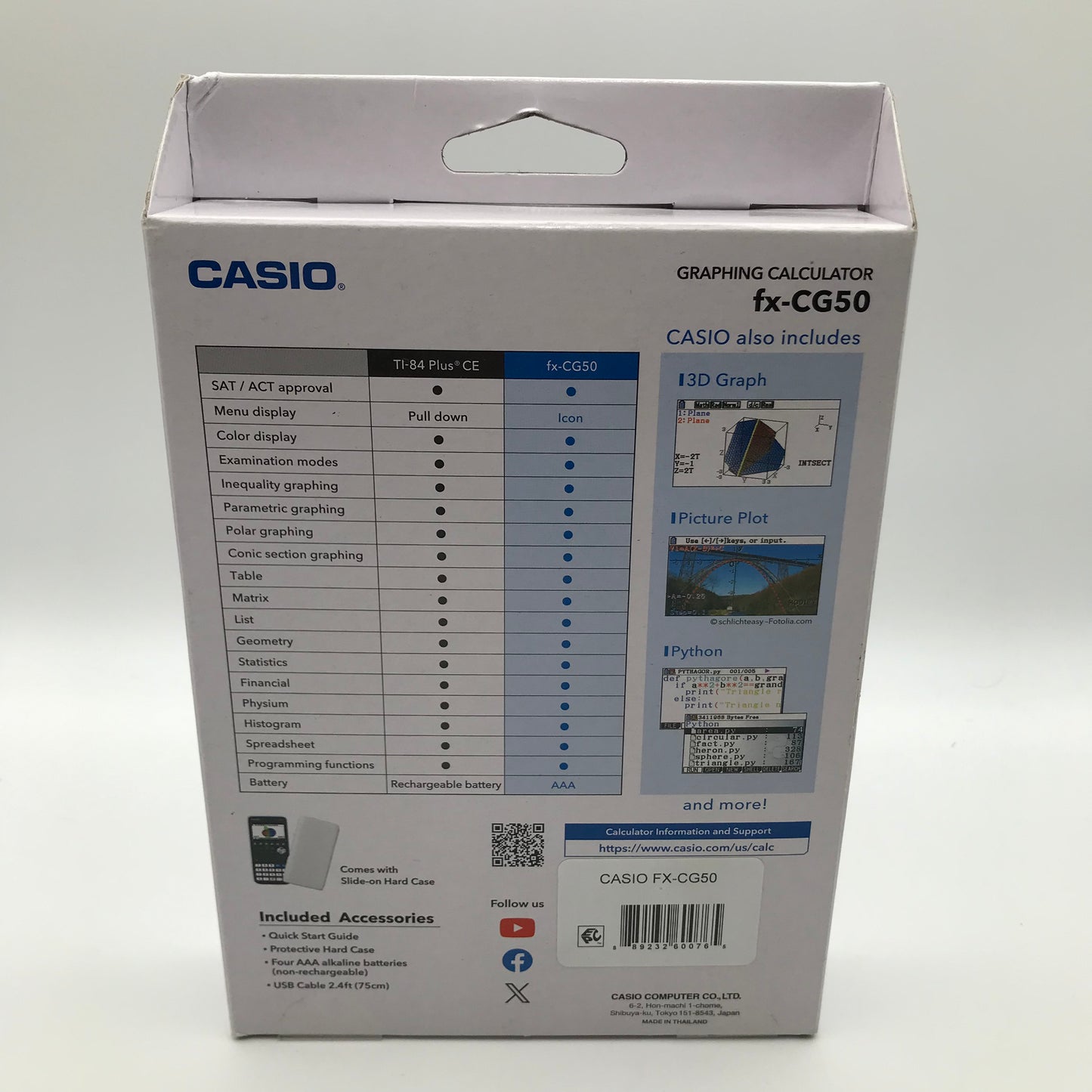 New Casio fxCG50 Graphing Calculator PayMore Provo